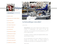 Tablet Screenshot of bateautheque.com